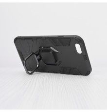 Husa Carcasa Spaste pentru iPhone 6 / iPhone 6S - Armor Ring Hybrid, Neagra  - 2