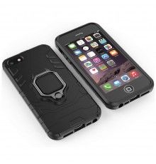 Husa Carcasa Spaste pentru iPhone 6 / iPhone 6S - Armor Ring Hybrid, Neagra  - 9