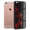 Husa Carcasa Spate pentru iPhone 6 / iPhone 6s - Glaze Glass, Red Nebula