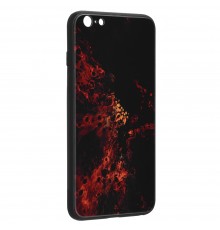 Husa Carcasa Spate pentru iPhone 6 / iPhone 6s - Glaze Glass, Red Nebula  - 2