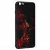 Husa Carcasa Spate pentru iPhone 6 / iPhone 6s - Glaze Glass, Red Nebula