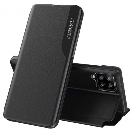Husa pentru Samsung Galaxy A12 - Flip Tip Carte Eco Piele View Stand - 1