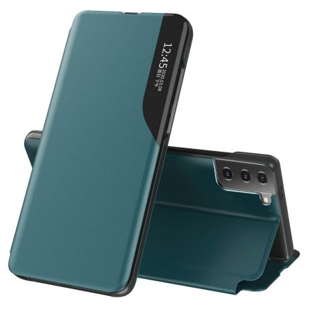 Husa pentru Samsung Galaxy S21 4G / S21 5G - Flip Tip Carte Eco Piele View Stand