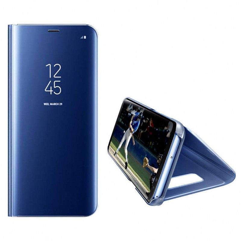 Husa Telefon Samsung S9 Flip Mirror Stand Clear View