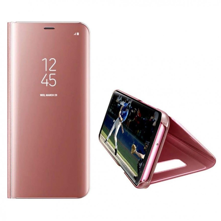 Husa Telefon Samsung S9 Flip Mirror Stand Clear View  - 5