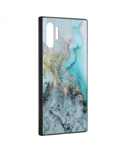 Husa Samsung Galaxy Note 10+ Plus - Glaze Glass, Blue Ocean  - 1