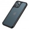 Husa Carcasa Spate iPhone 12 Pro Max - Carbon Fuse ,Neagra