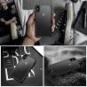 Husa Carcasa Spate iPhone X / XS  Carbon Fuse, Neagra