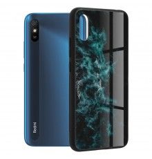 Husa Carcasa Spate pentru Xiaomi Redmi 9A - Glaze Glass,  Blue Nebula