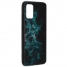 Husa Carcasa Spate pentru Samsung Galaxy A02s - Glaze Glass,  Blue Nebula