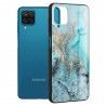 Husa Carcasa Spate pentru Samsung Galaxy A12 - Glaze Glass,  Blue Ocean