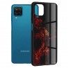 Husa Carcasa Spate pentru Samsung Galaxy A12 / Galaxy A12 (2021) Nacho - Glaze Glass,  Red Nebula
