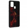Husa Carcasa Spate pentru Samsung Galaxy A21s - Glaze Glass,  Red Nebula
