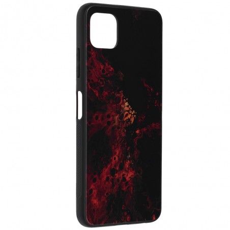 Husa Carcasa Spate pentru Galaxy A22 5G - Glaze Glass, Red Nebula - 1