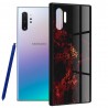 Husa Carcasa Spate pentru Samsung Galaxy Note 10+ Plus - Glaze Glass,  Red Nebula