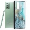 Husa Carcasa Spate pentru Samsung Galaxy Note 20 / Galaxy Note 20 5G - Glaze Glass,  Blue Ocean