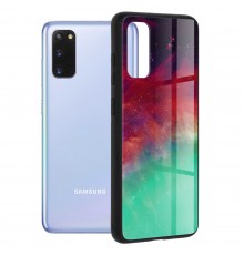 Husa Carcasa Spate pentru Samsung Galaxy S20 - Glaze Glass,  Fiery Ocean
