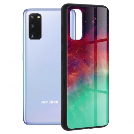 Husa Carcasa Spate pentru Samsung Galaxy S20 - Glaze Glass,  Fiery Ocean