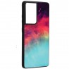 Husa Carcasa Spate pentru Samsung Galaxy S21 Ultra - Glaze Glass,  Fiery Ocean