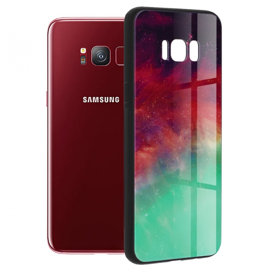 Husa Carcasa Spate pentru Samsung Galaxy S8 - Glaze Glass,  Fiery Ocean