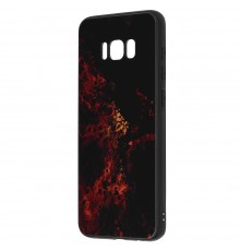 Husa Carcasa Spate pentru Samsung Galaxy S8 Plus - Glaze Glass,  Red Nebula