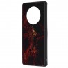Husa Carcasa Spate pentru Huawei Mate 40 Pro - Glaze Glass,  Red Nebula