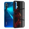 Husa Carcasa Spate pentru Huawei Nova 5T / Honor 20 - Glaze Glass,  Red Nebula
