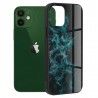 Husa Carcasa Spate pentru iPhone 12 / 12 Pro - Glaze Glass,  Blue Nebula
