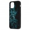 Husa Carcasa Spate pentru iPhone 12 / 12 Pro - Glaze Glass,  Blue Nebula