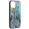 Husa Carcasa Spate pentru iPhone 12 Pro Max - Glaze Glass,  Blue Ocean