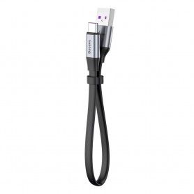 Cablu de date, incarcare, Baseus Simple SC5A / QC3.0, Type-C 23cm, Gri Baseus - 2