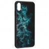 Husa Carcasa Spate pentru iPhone XS Max - Glaze Glass,  Blue Nebula