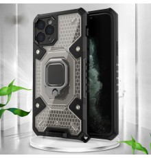 Husa Carcasa Spate pentru iPhone 11 Pro - HoneyComb Armor, Neagra