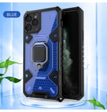 Husa Carcasa Spate pentru iPhone 11 Pro - HoneyComb Armor, Albastra
