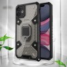 Husa Carcasa Spate pentru iPhone 12 - HoneyComb Armor, Neagra