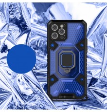 Husa Carcasa Spate pentru iPhone 12 Pro - HoneyComb Armor, Albastra