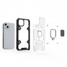 Husa Carcasa Spate pentru iPhone 13 Mini - HoneyComb Armor, Neagra