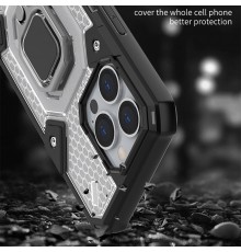 Husa Carcasa Spate pentru iPhone 13 Pro Max - HoneyComb Armor, Albastra