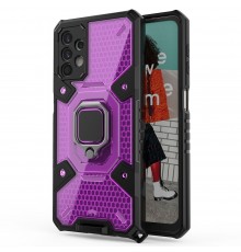 Husa Carcasa Spate pentru Samsung Galaxy A32 5G - HoneyComb Armor, Roz cu Violet