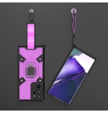 Husa Carcasa Spate pentru Samsung Galaxy Note 20 Ultra - HoneyComb Armor, Roz cu Violet
