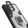 Husa Carcasa Spate pentru Samsung Galaxy S21 FE - HoneyComb Armor, Neagra