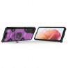 Husa Carcasa Spate pentru Samsung Galaxy S21 FE - HoneyComb Armor, Roz cu Violet