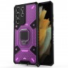 Husa Carcasa Spate pentru Samsung Galaxy S21 Ultra - HoneyComb Armor, Roz cu Violet