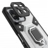 Husa Carcasa Spate pentru Xiaomi Mi 11 Lite - HoneyComb Armor, Neagra