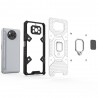 Husa Carcasa Spate pentru Xiaomi Poco X3 / X3 NFC / X3 Pro - HoneyComb Armor, Roz cu Violet