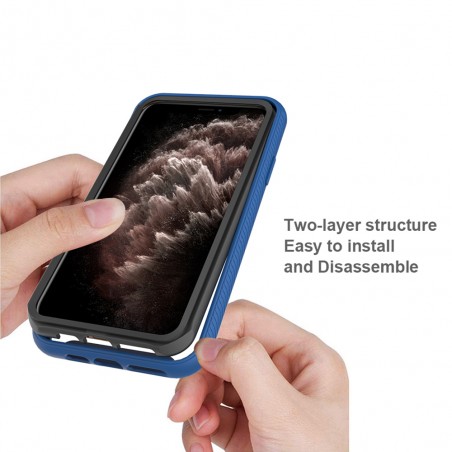 [PACHET 360] - Husa Defense360 + Folie de protectie - iPhone 11 Pro Max, Neagra - 2