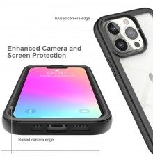 [PACHET 360] - Husa Defense360 + Folie de protectie - iPhone 13 Pro Max , Neagra