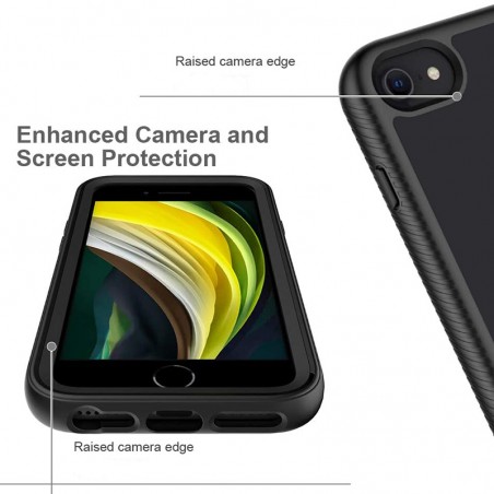 [PACHET 360] - Husa Defense360 + Folie de protectie - iPhone 5 / iPhone 5s / iPhone SE, Neagra - 2