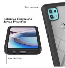 [PACHET 360] - Husa Defense360 + Folie de protectie - Motorola Moto Edge 20 Lite , Neagra