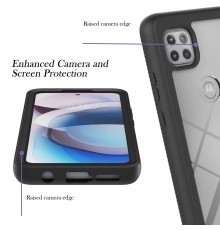 [PACHET 360] - Husa Defense360 + Folie de protectie - Motorola Moto G 5G , Neagra